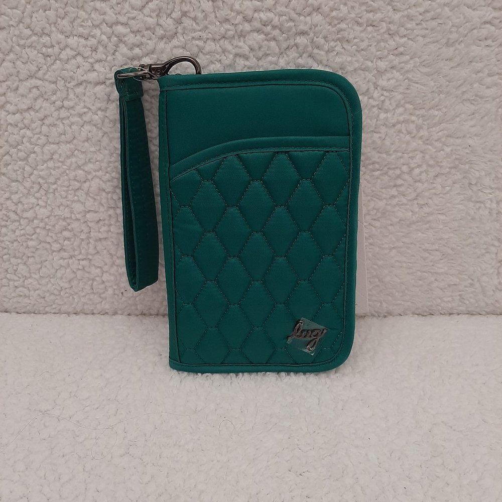 Lug Tandem SE Zip RFID Wallet (Kelly Green)
